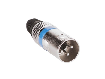 Connettore XLR M 3 poli, nickel - Boston