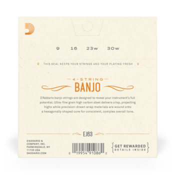 D'Addario EJ63 Tenor Banjo Strings, Nickel, 9-30 - D'Addario - immagine 3