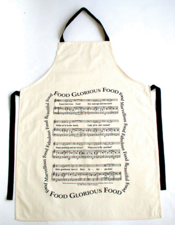 Apron Food Glorious Food - Music Gift Company