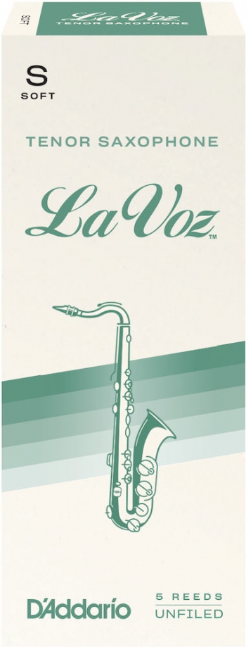 La Voz - Ance per sax tenore, durezza Soft; confezione da 5 - La Voz