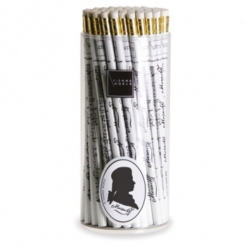 Pencil Mozart White (72 Pcs) - Vienna World