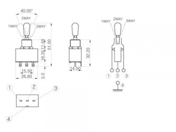 Selettore Toggle switches - Partsland - immagine 2