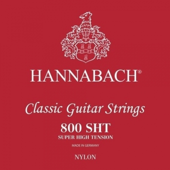 Corde per chitarra classica Serie 800 Super High Tension Argentato - Hannabach