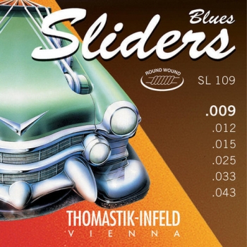 Corde per chitarra elettrica Sliders Blues Series - Thomastik-Infeld