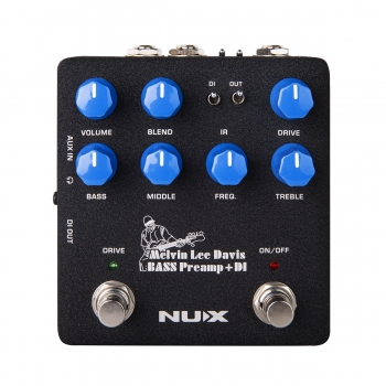 Bass preamp + DI stompbox a pedale - NUX