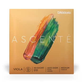 D'Addario Ascenté - Corda Sol per viola, scala extra-extra corta, tensione media - Ascenté