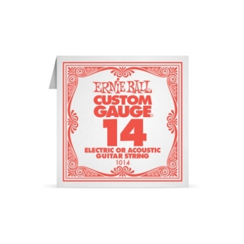 .014 Plain Steel - 6 packs - ERNIE BALL