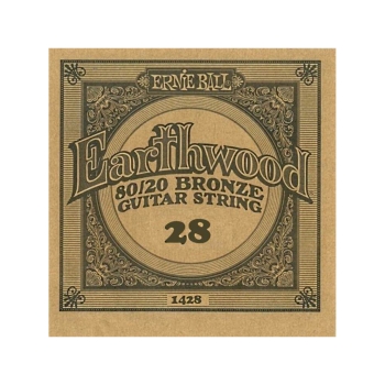 0.28 Earthwood Acoustic 80/20 Bronze - 6 Pack - ERNIE BALL