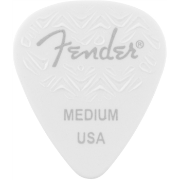 Plettri 351 Shape White Medium Confezione da 6 - FENDER