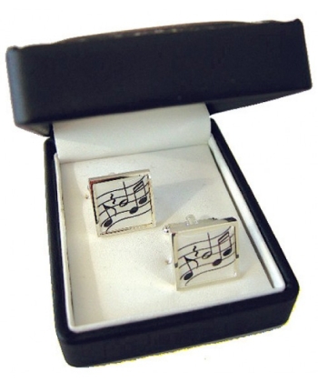 Cufflinks Square Music - Music Gift Company - immagine 2