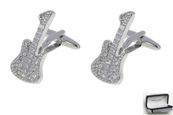 Cufflinks Crystal Guitar - The Tie Studio - immagine 2