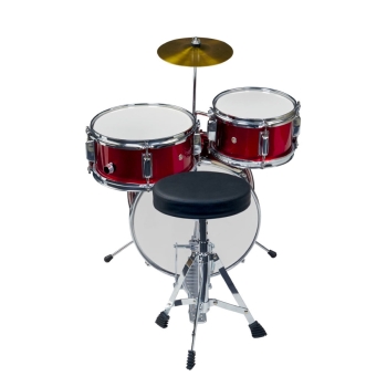 ED-100 Drum kit Metallic Red - 3 pezzi - Eko Drums - immagine 2