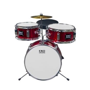 ED-100 Drum kit Metallic Red - 3 pezzi - Eko Drums