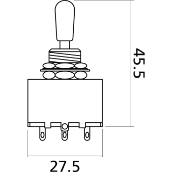 EZ1180W Selettore a 3 Vie Les PaulÂ® Style Bianco - Yellow Parts - immagine 2