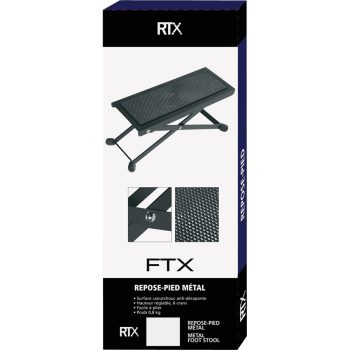 FTX Poggia Piede per Chitarra Classica Metallo Nero - RTX - immagine 2