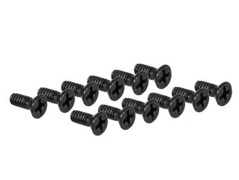 screw, M6-32X3/8 FH HEX BLK (D - Fender Outlet