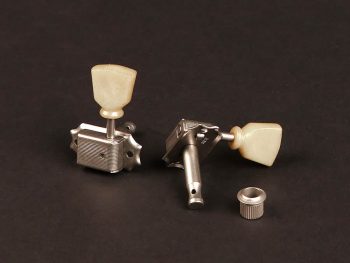 Meccaniche per chitarra, 3x L+ 3x R, rapporto 1:15, tasto keystone invecchiato, nichel invecchiato - Gotoh