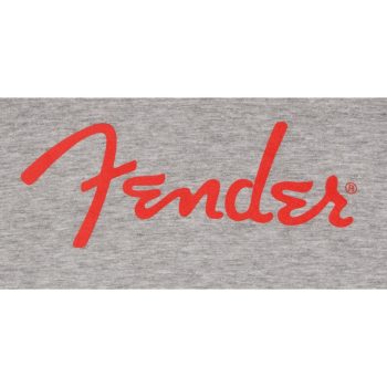 Maglietta Fender® Spaghetti Logo L/S, Grigio Melange, S - FENDER - immagine 2