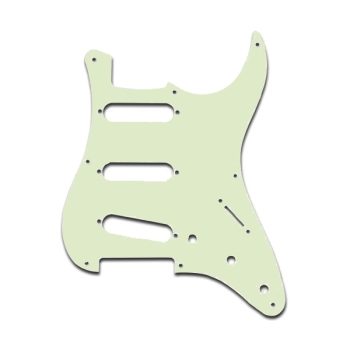 Mascherina per Chitarra Stratocaster, Monostrato, Mint Green - SOUNDSATION PARTS