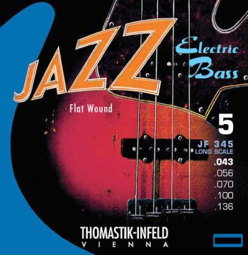 Corde per basso elettrico Jazz Bass Serie Nickel Flat Wound Roundcore - Thomastik-Infeld