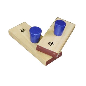 Blue Wooden Sandpaper Blocks - IQ Plus