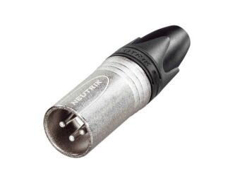 Connettore XLR maschio, 3 poli, nickel - Neutrik