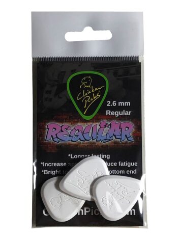 Plettro per chitarra, Regular 2.6mm, 3pz - ChickenPicks - immagine 4