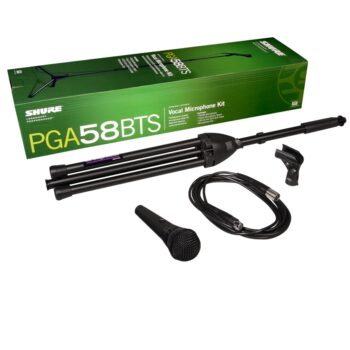 PGA58BTS Pack microfono, asta treppiedi, cavo XLR, astuccio - Shure - immagine 3