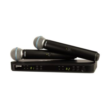 BLX288E-B58 Ricevitore, 2x trasmettitori a gelato, 2x BETA58. (M17) - Shure