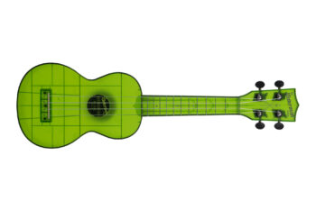 KA-WMT-GN-S - ''Sea Glass'' - ukulele soprano Transparent Jade Green - c/borsa - Kala