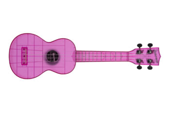 KA-WMT-PL-S - ''Sea Glass'' - ukulele soprano Transparent Amethyst Purple - c/borsa - Kala