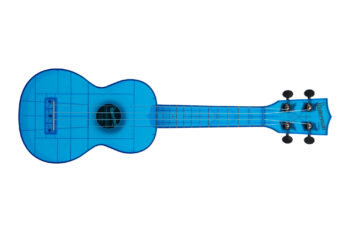 KA-WMT-BL-S - ''Sea Glass'' - ukulele soprano Transparent Cobalt Blue - c/borsa - Kala