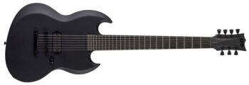 LTD Viper-7 Baritone Black Metal - Black Satin - LTD