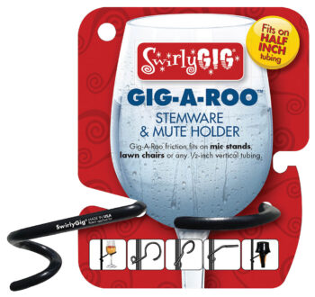 SwirlyGig Gig-A-Roo - Stemware & Mute Holder 1/2″ - SwirlyGig