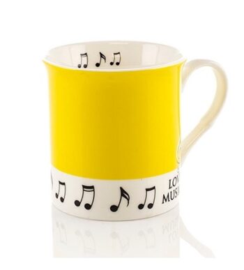 Little Snoring: Colour Block Mug - Yellow - Little Snoring