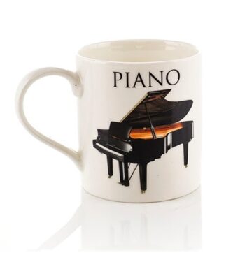 Music Word Mug - Piano - Little Snoring