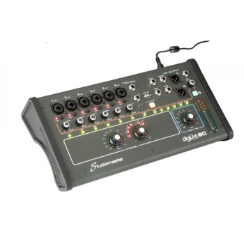 Mixer Digitale Ultracompatto a 8 canali e 2 Effect Bus con Telecomando - STUDIOMASTER - immagine 2