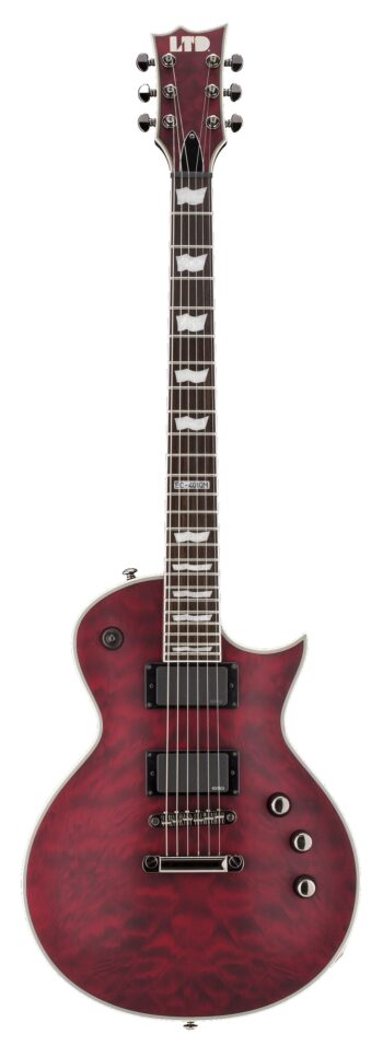 LTD EC-401 QM - See Thru Black Cherry Satin - Limited Edition - LTD