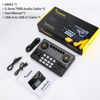 Console portatile per Streaming live/Podcast per Computer e Smartphone AME2 - MAONO - immagine 4