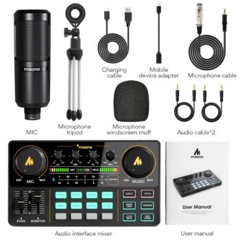 Kit portatile per Live Streaming e Podcast per Computer e smartphone MAONOCASTER LT AU-AM200-S1 - MAONO - immagine 4