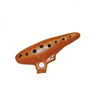 Ocarina in Terracotta e Legno (Do) - KARL SCHWARZ