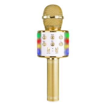 KM15G Karaoke Micro BT/MP3 LED Gold - Max - immagine 3