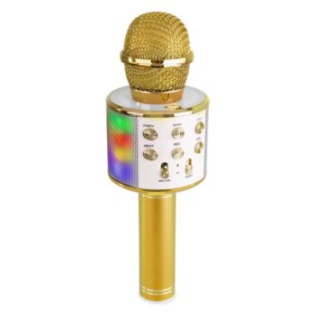 KM15G Karaoke Micro BT/MP3 LED Gold - Max - immagine 4