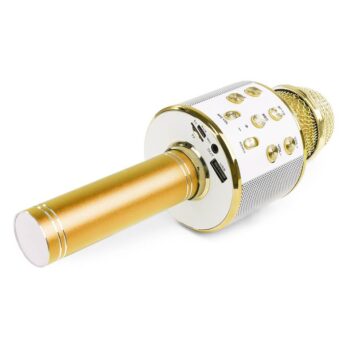 KM15G Karaoke Micro BT/MP3 LED Gold - Max - immagine 5