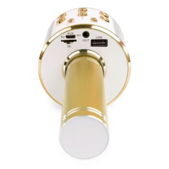 KM15G Karaoke Micro BT/MP3 LED Gold - Max - immagine 7