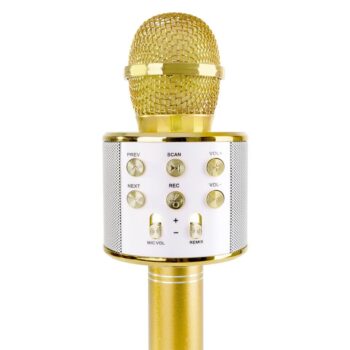 KM15G Karaoke Micro BT/MP3 LED Gold - Max - immagine 8