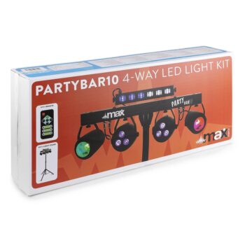 PartyBar10 2xJellym.2xPAR3LED 6xLED - Max - immagine 5