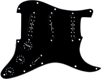 PICKGRD ASSY EVERYTHING AXE BLK - SEYMOUR DUNCAN