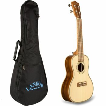 SPST-C UKULELE CONCERTO CON TOP IN ABETE ROSSO - LANIKAI - immagine 2