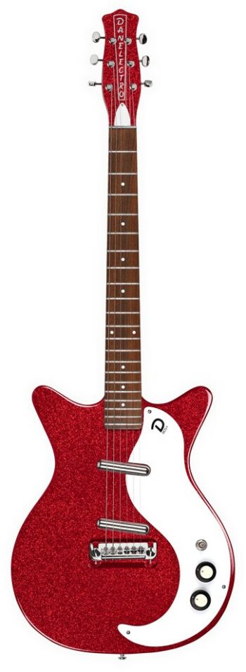 59M NOS+ RED METALFLAKE - DANELECTRO